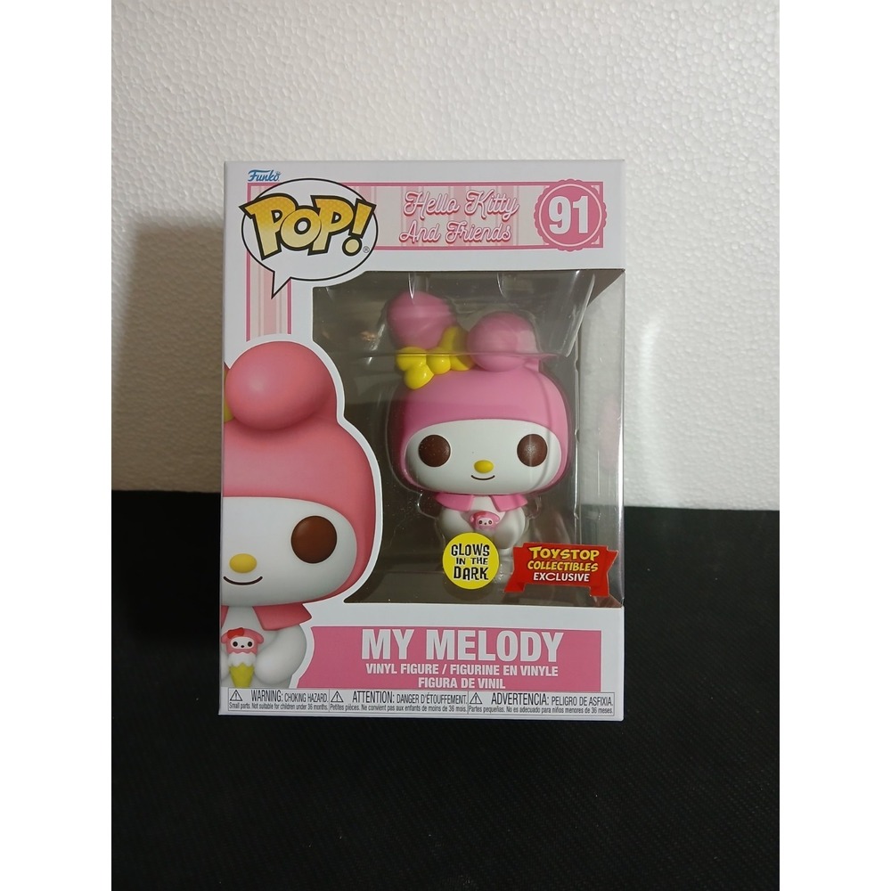 Funko Pop! Hello Kitty -‎ My Melody #91 Glow In The Dark Toystop Exclusive